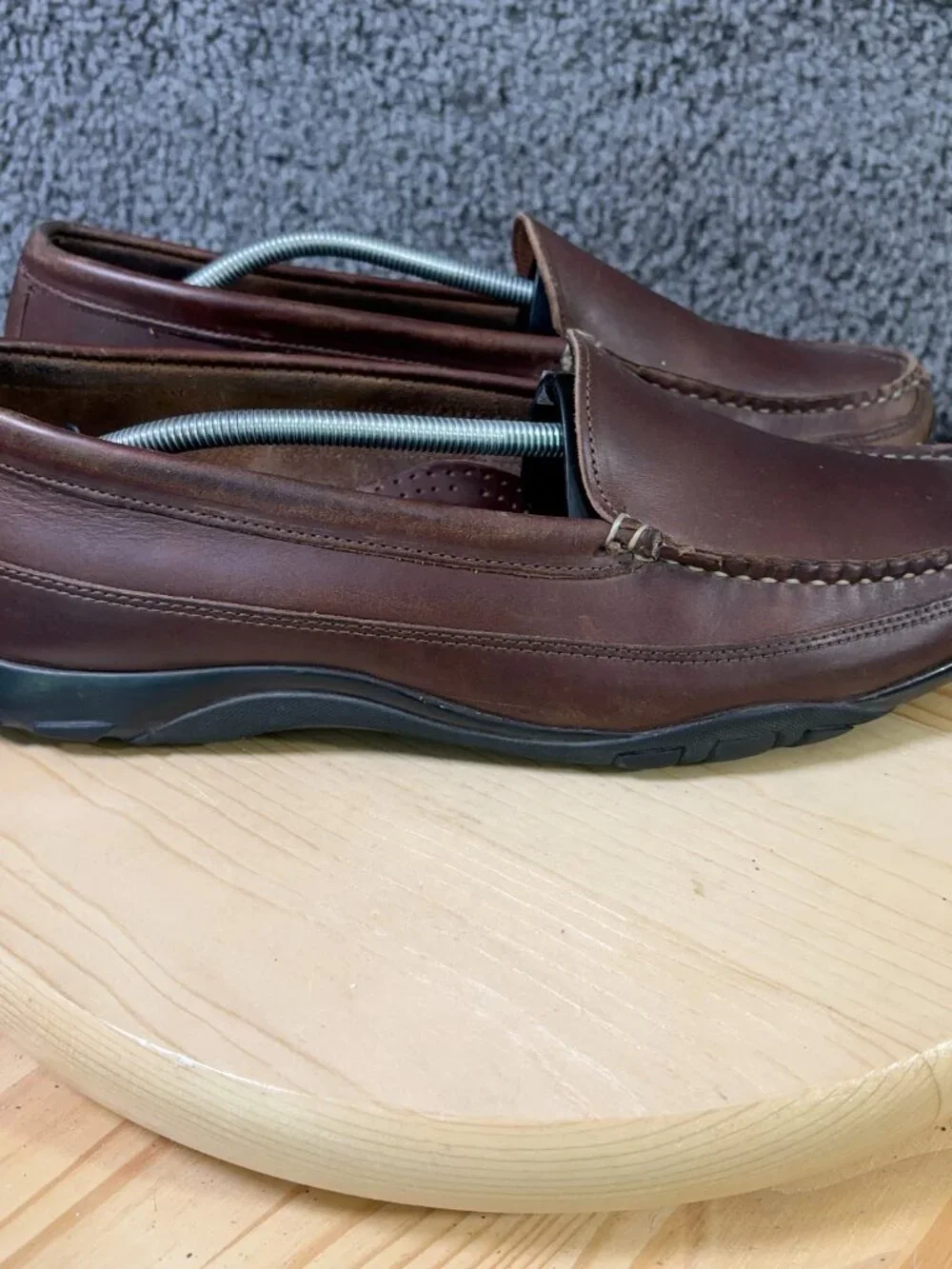 Allen Edmonds Shoes Boulder Driving Moccasin Mens Size 12 Brown Leather Slip On